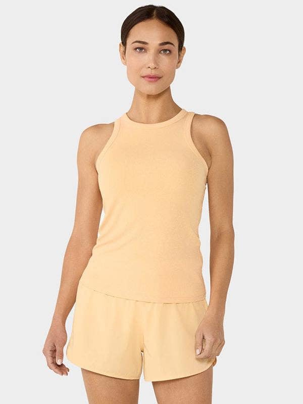 Tavi Perfect Fit Rib Tank Top - Sunrise