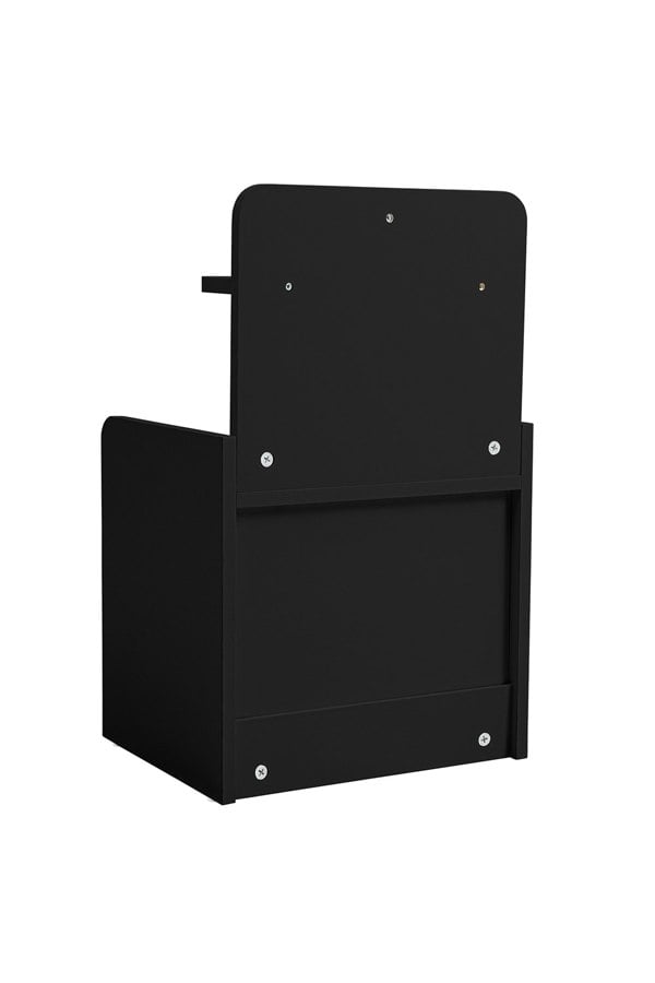 Living and Home One Drawer Wooden Bedside Table