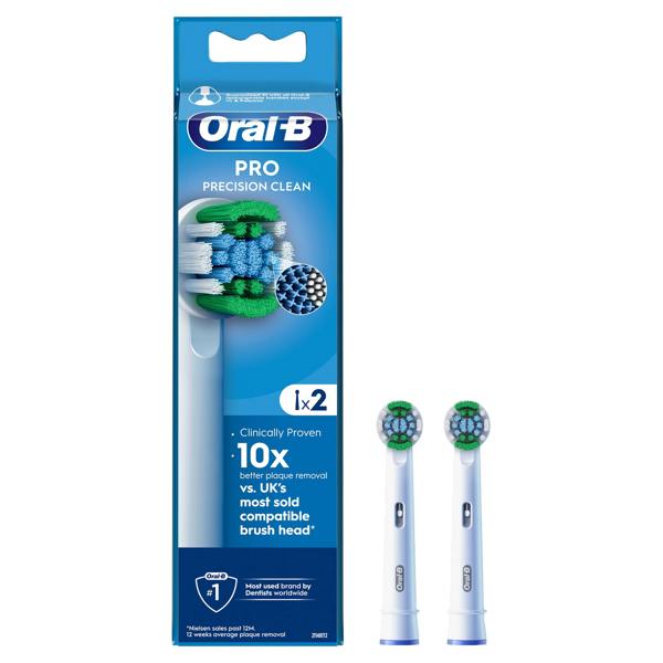 Oral-B Pro Precision Clean Toothbrush Heads, 2 Counts