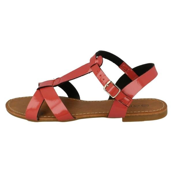 Savannah Ladies Savannah X Stap T Bar Sandal