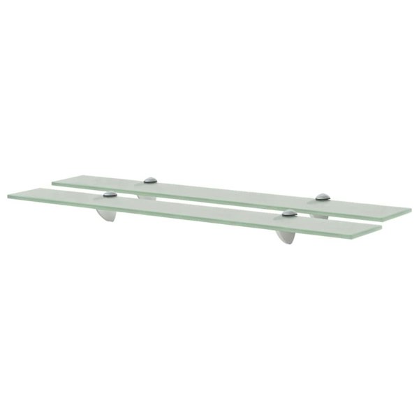 Berkfield Floating Shelves 2 pcs Glass 70x10 cm 8 mm