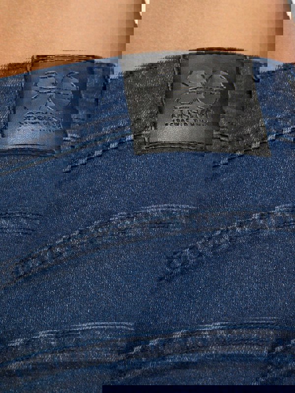 Crosshatch Kremtap Cargo Jeans Dark Wash