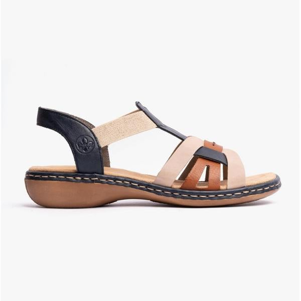 Rieker Rieker 65918-90 Womens Sandals Blue