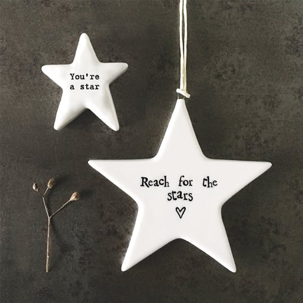 Porcelain Star Token “You’re a Star” – Small Thank You Keepsake