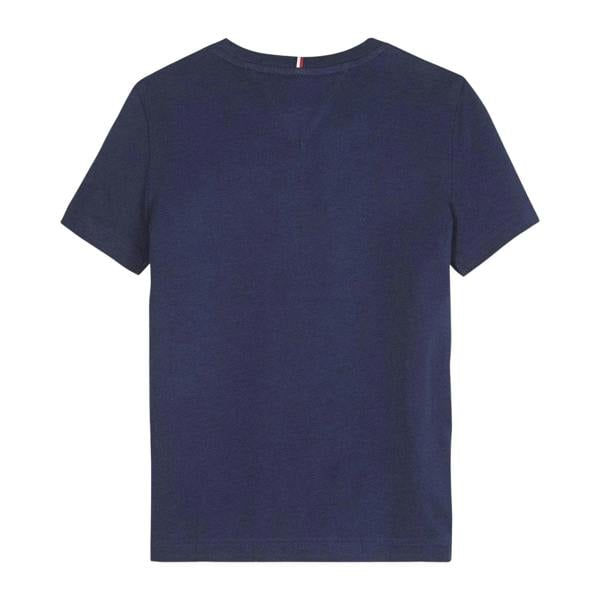 Tommy Hilfiger Childrens/Kids Logo Cotton T-Shirt - Navy - 