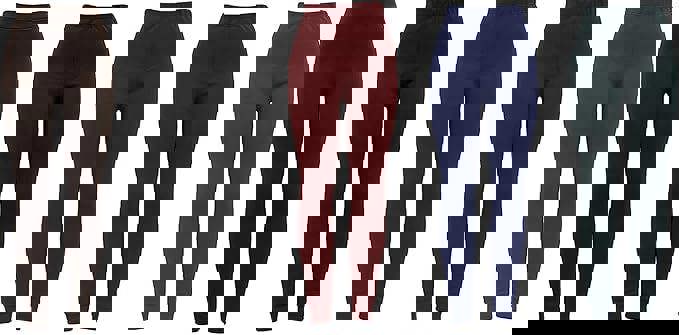 KAV Ladies Winter Thermal Tights Fleece Lined Warm Leggings - Footies Tight for Women - Winter Bottoms Stretchy Tights - One Size