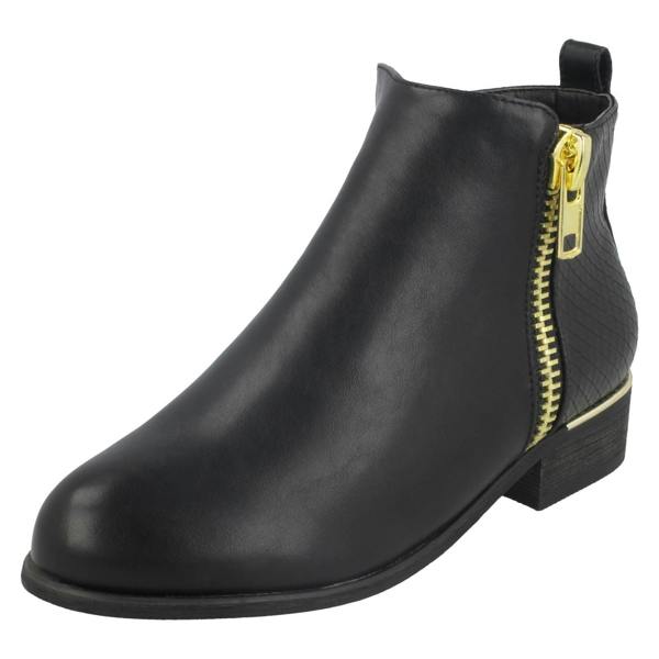 Spot On Girls Spot On Side Zip Ankle Boots H5068
