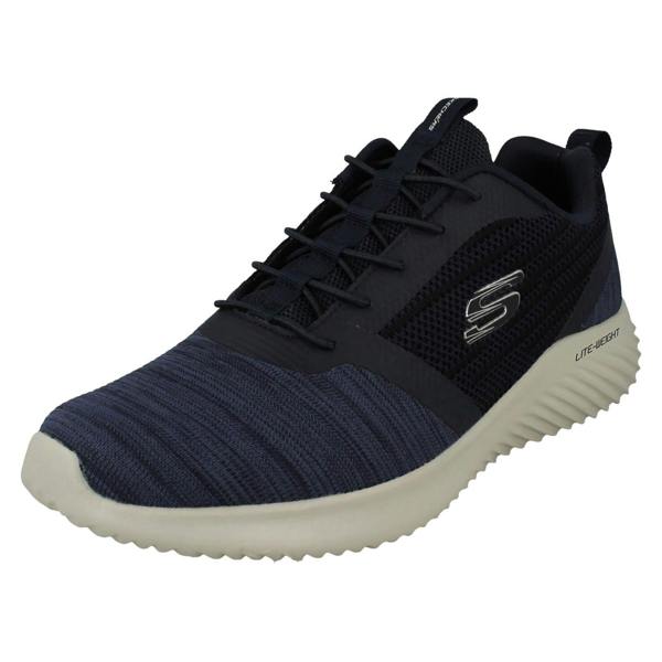 Skechers Mens Skechers Slip On Comfort Trainers Bounder 52504