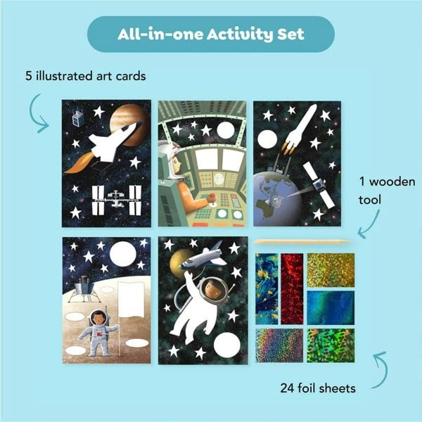 Tiger Tribe Foil Art - Space Adventures