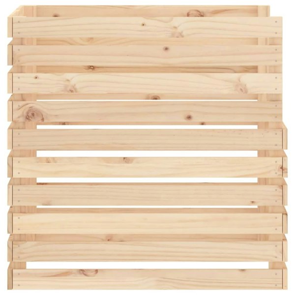 Berkfield Composter 80x80x78 cm Solid Wood Pine