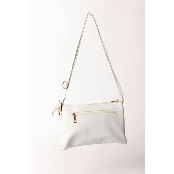 Blue Vanilla Clutch With Detachable Strap