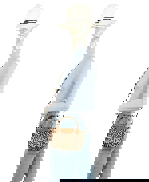 Kitise Leopard Print Mini Crossbody Bag Snap Zipper Closure