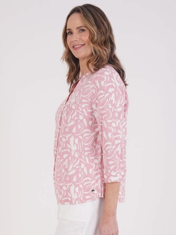 TIGI Notch Neck Squiggle Top