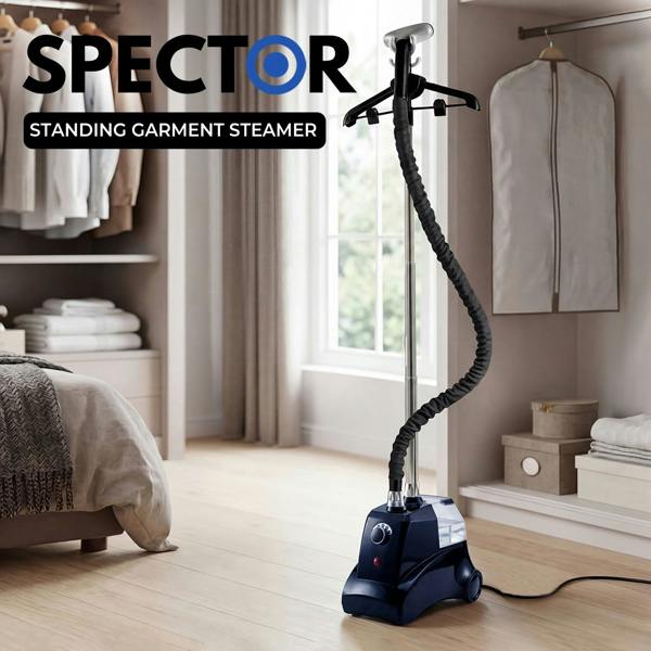 Spector Upright Garment Clothes Steamer 3.3L Vertical Standing Steamer 4 Levels