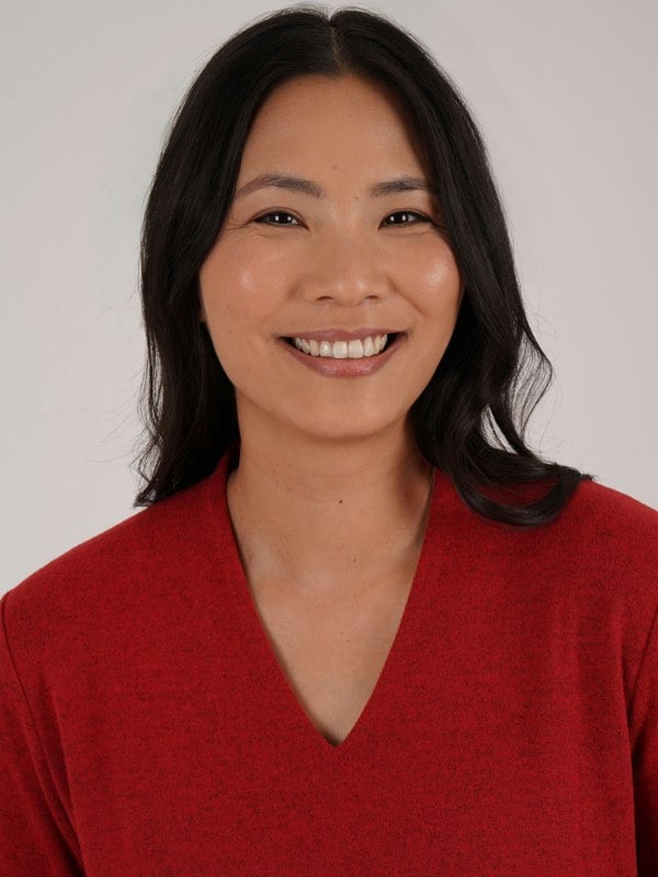 PennyPlain Hi Back V Long Sleeve  - Rust