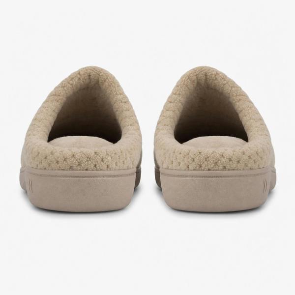Totes POPCORN TERRY Mules   in  Light Brown