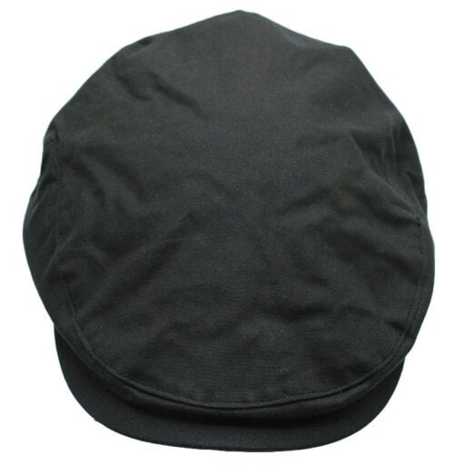 Heather Hats & Accessories Water Resistant Waxed Cotton Flat Cap, Checked Cotton Lining, Outdoor Wear, Olive