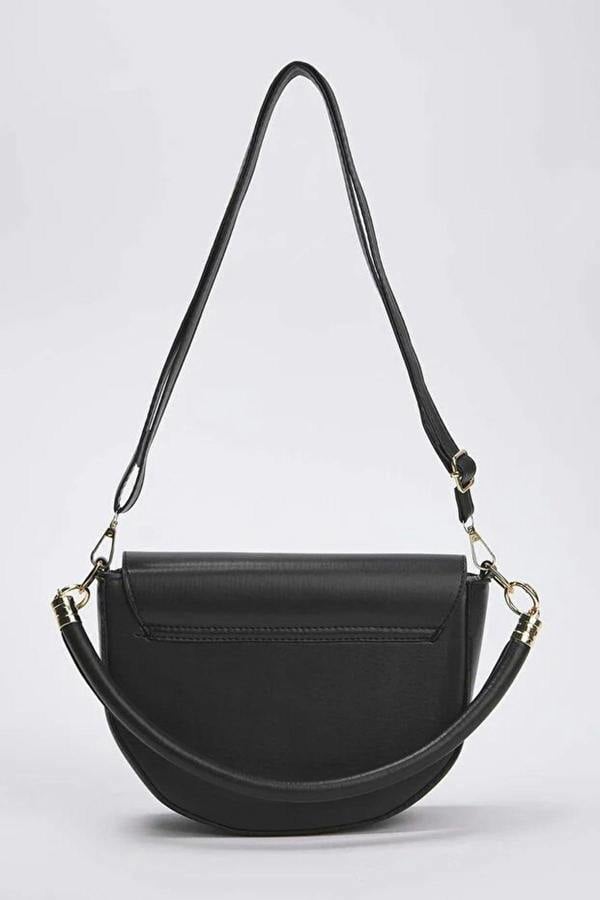 WOVCOR Women's Mini City Shoulder Bag with Metal Buckle Detail