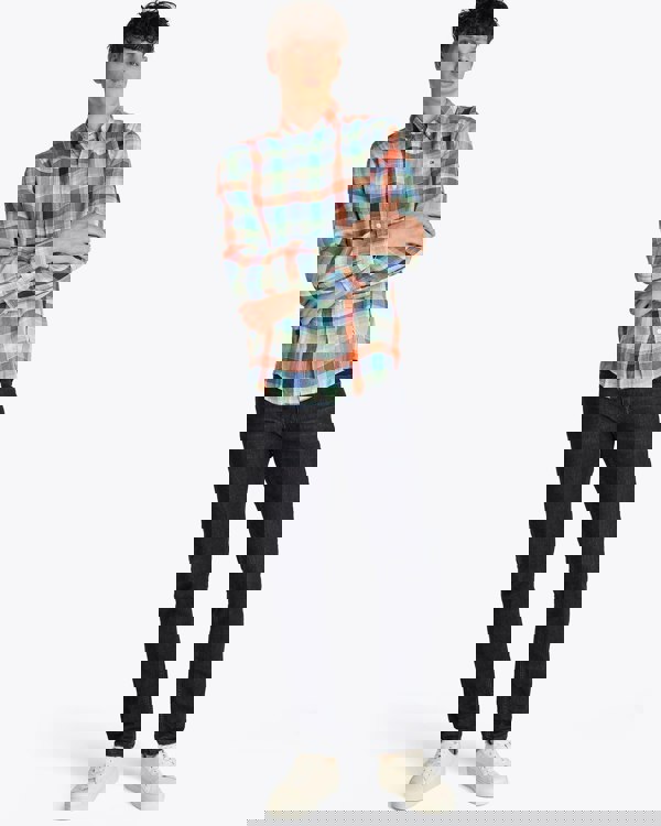 Tommy Hilfiger Tommy Hilfiger Linen Summer Madras Mens Shirt