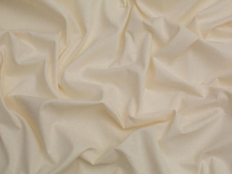 Minerva Core Range Cotton Curtain Lining Fabric - Plain Design Dressmaking Fabric, 274 cm / 108" Wide - per metre