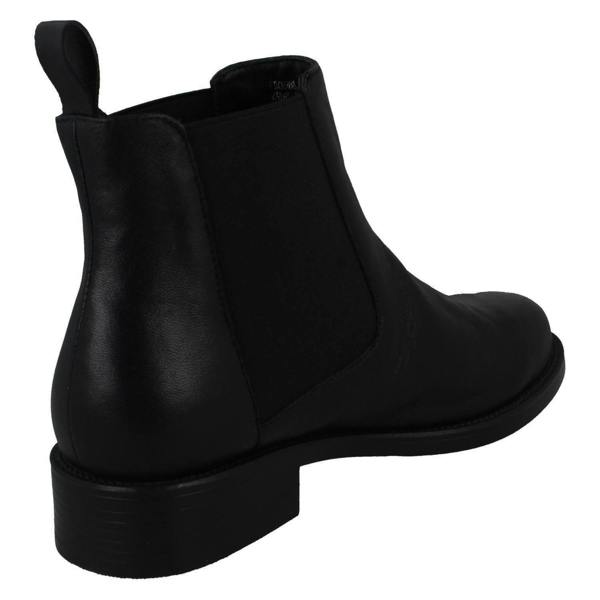 Spot On Ladies Spot On Leather Ankle Boots F50968