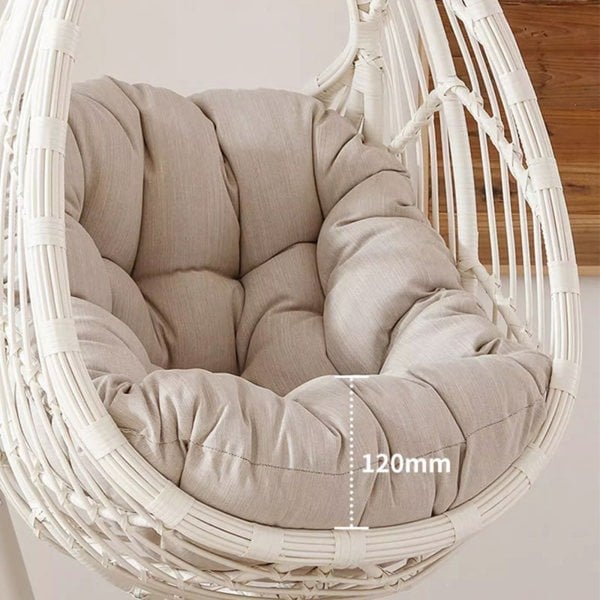 Dominic Rattan Garden Hanging Egg Chair with Stand, Indoor/ Outdoor Use-Rit Concept-Rit Concept