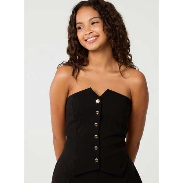 Pink Vanilla Bandeau Corset Top