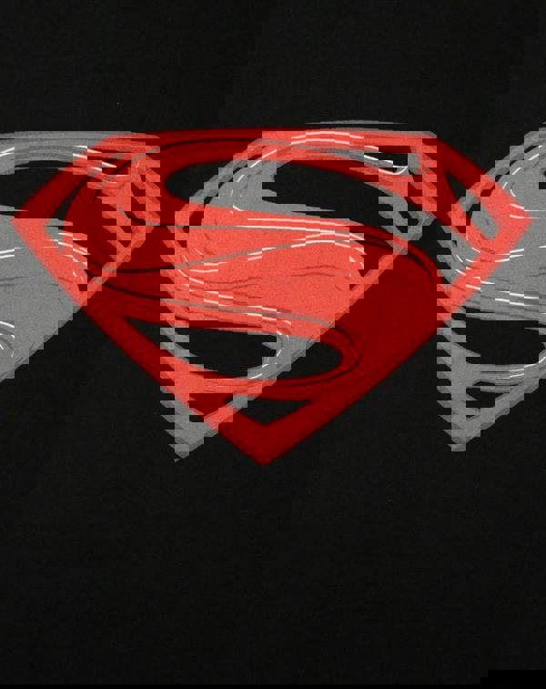 DC Comics Mens Black Superman Short Sleeved T-Shirt
