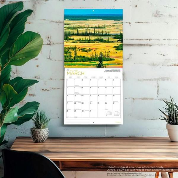 Canada Calendar 2027, Wall Calendars, Month To View, Travel, Gift