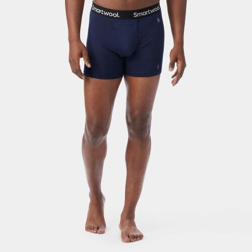 Smartwool Mens Merino Boxer Brief Boxed Underwear Travel Base Layer Black