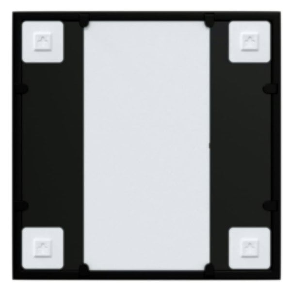 Berkfield Wall Mirror Black 40x40 cm Metal