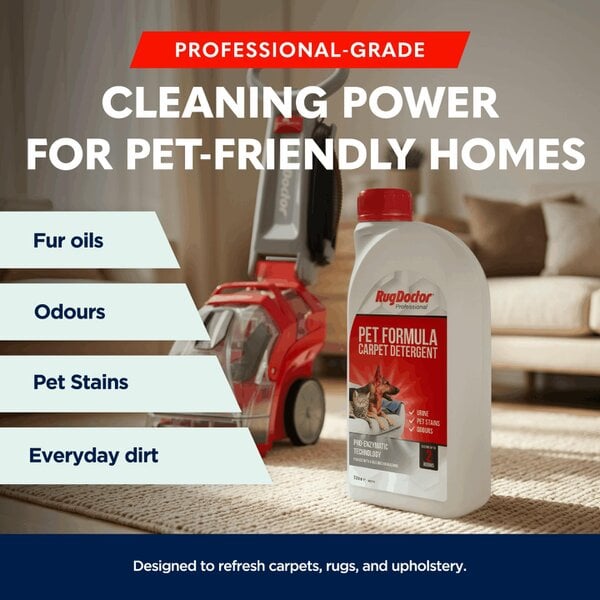 Rug Doctor Pet Formula Carpet Detergent, 1 Litre