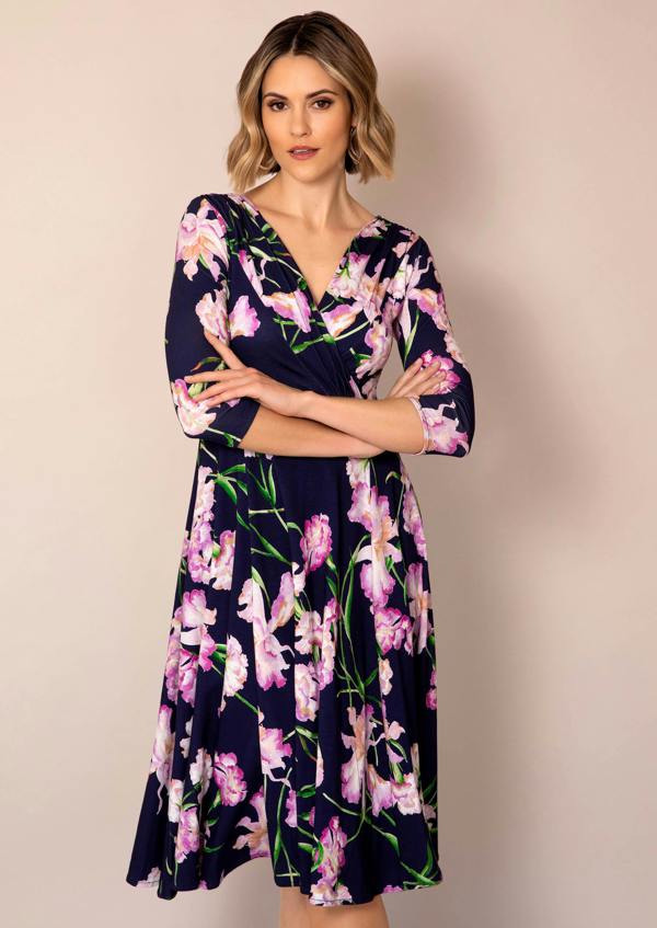 Alie Street London Annie Dress Short (Midnight Blossom)