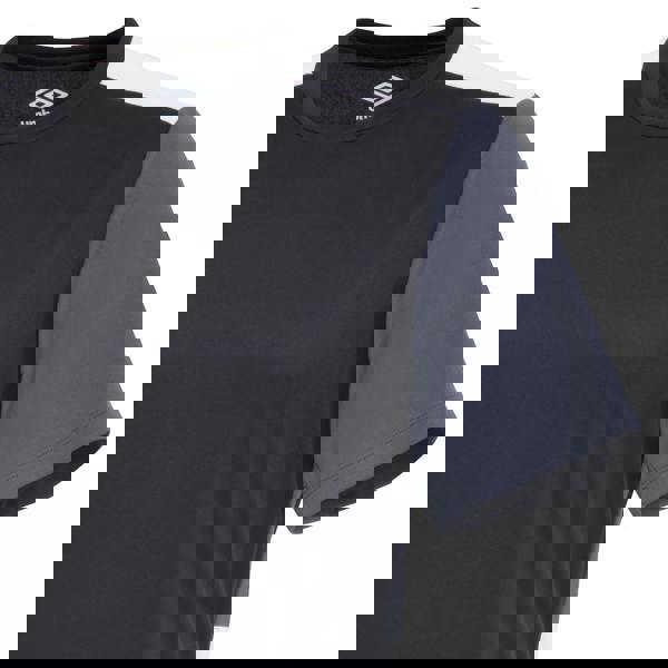 Umbro Childrens/Kids Contrast Training Jersey - Black/Carbon/White - 