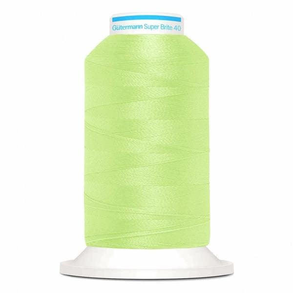 Gutermann Super Brite Polyester 40 Embroidery Thread 1000m Polyester Thread Suitable For Embroidery