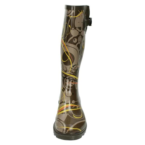 Spot On Ladies Spot On Swirls Design Wellington Boots