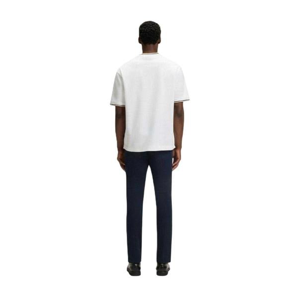 Boss Mens Plain Woven T-Shirt - White - 