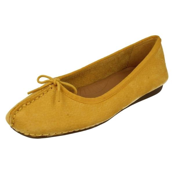 Clarks Ladies Clarks Comfort Everyday Flats Freckle Ice