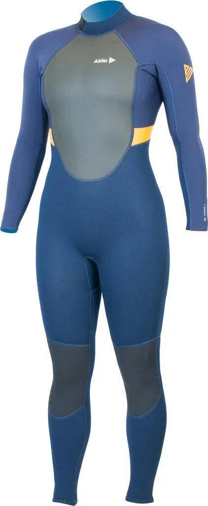 Alder Impact Women's 3/2mm Back Zip Orange Full Length Wetsuit