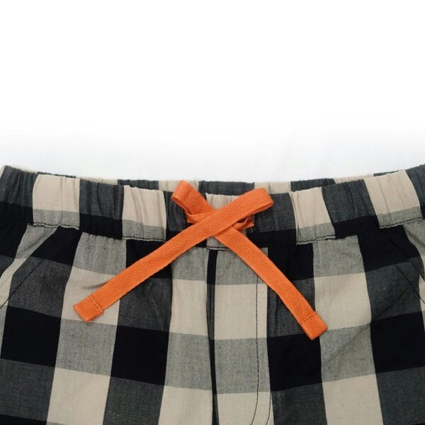 Lucy & Sam Check Woven Shorts