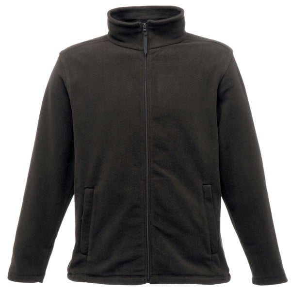 Regatta Mens Plain Micro Fleece Full Zip Jacket (Layer Lite) - Black