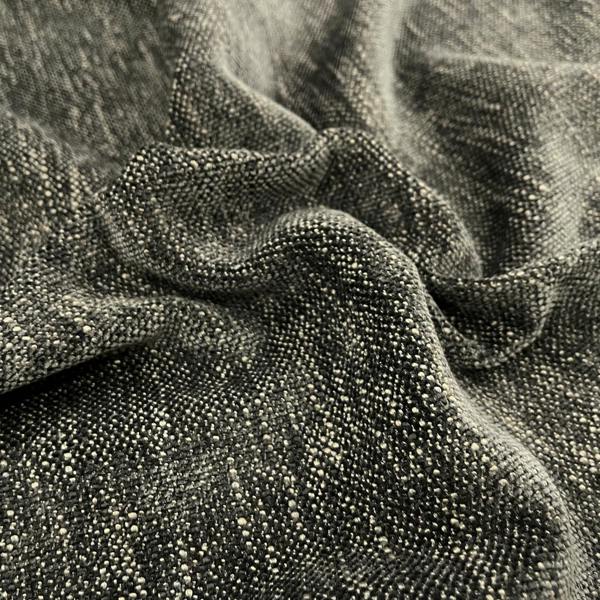 Sevilla fabric close-up in Nero