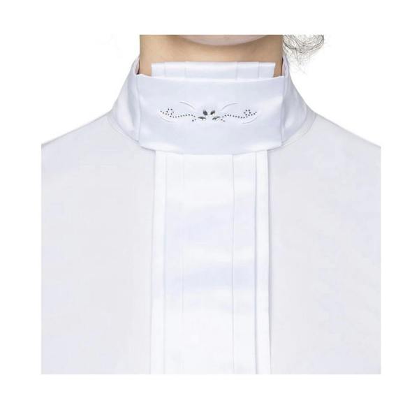 Coldstream Hermitage Diamante Ready Tied Stock - White - 