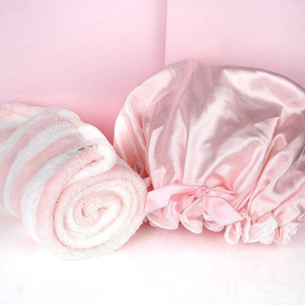 Brushworks Luxury Hair Towel & Shower Cap