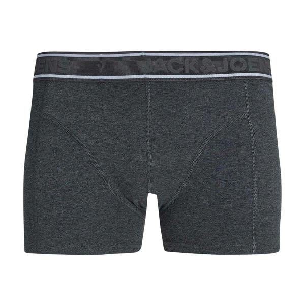 Jack And Jones Mens Jacsuper Basic Boxer Shorts - Asphalt - 