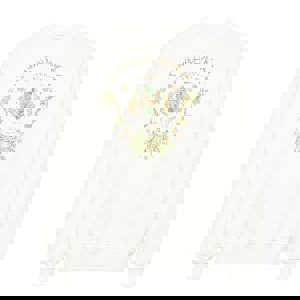 Casablanca Joyaux D' Afrique Tennis Club Printed White Sweatshirt