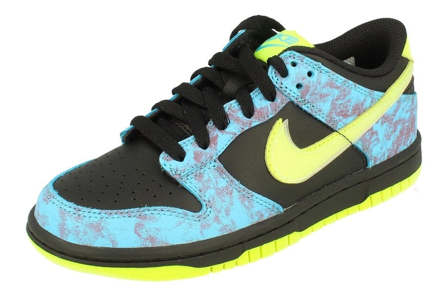 Nike Dunk Low Se 2 GS Trainers Dv1694  900 - Multi Color Volt Black 900 - Photo 0
