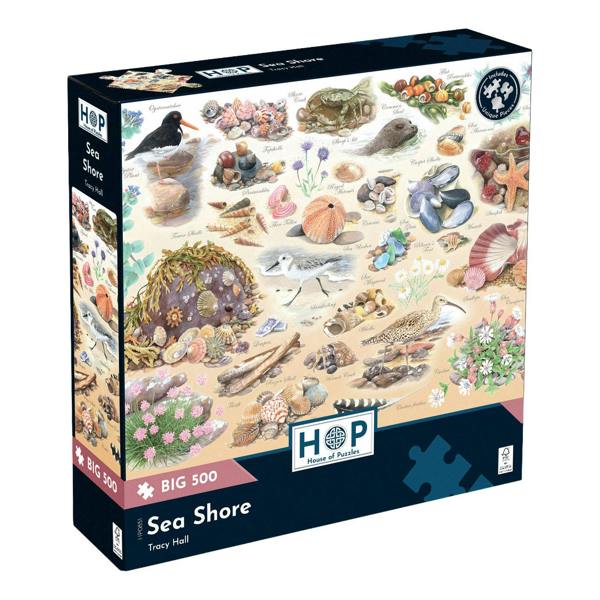 The House of Puzzles Sea Shore BIG 500 Piece Jigsaw Puzzle