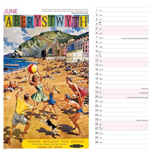 National Railway Museum, Wales Poster Art Calendar 2027, Wall Calendars, Month To View, Travel, Gift