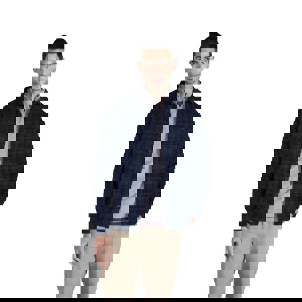 Animal Mens Lewis Checked Cord Shirt - Charcoal - 